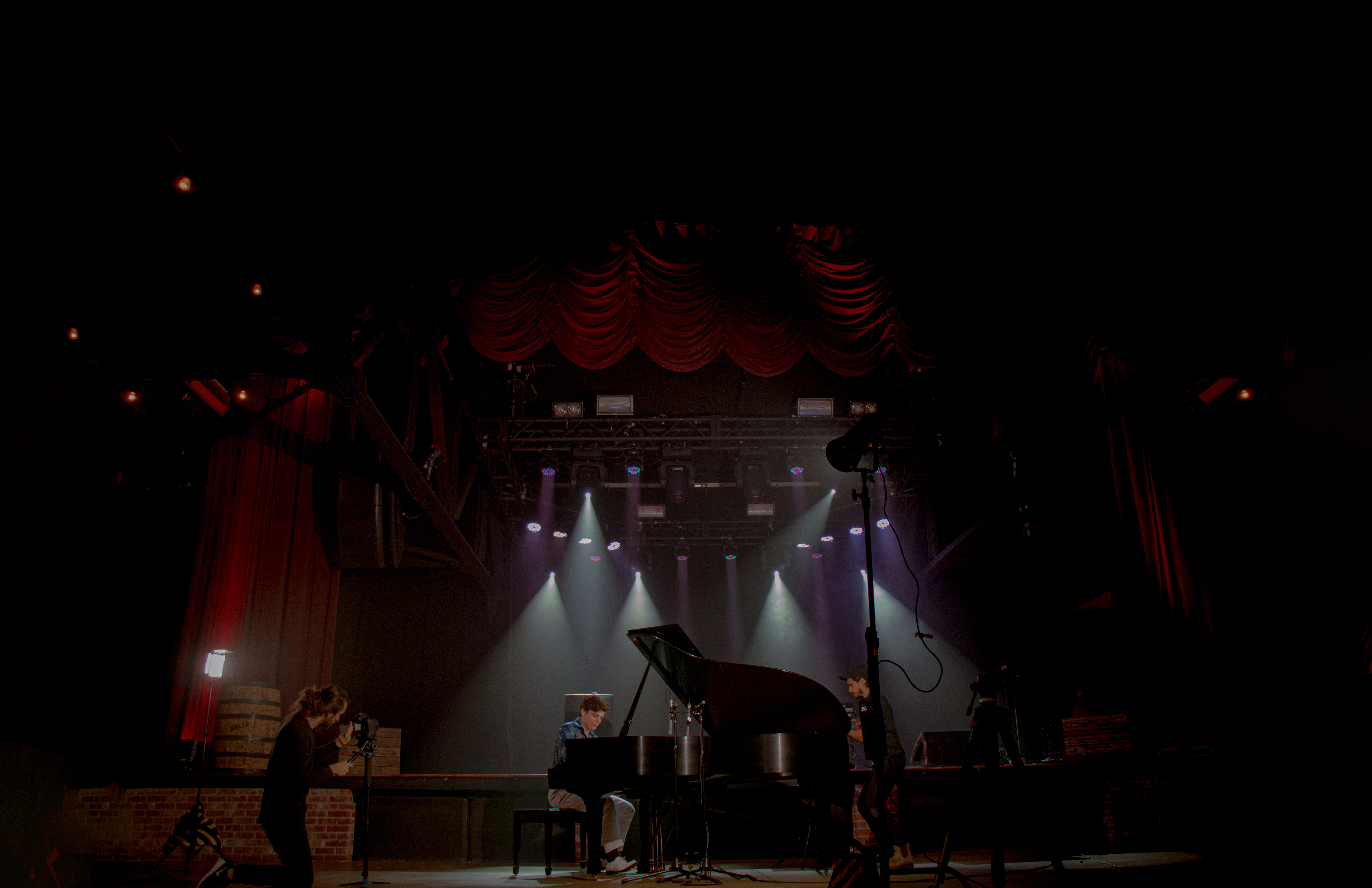 Michael Rainwater pianist performing at concert venue